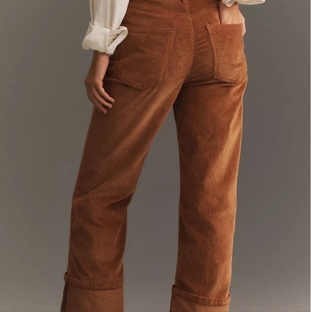 Pilcro The Scotty Cuffed High-Rise Straight Leg Jeans Corduroy Edition - Picture 5 of 13